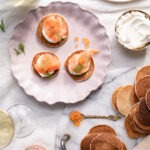 Blini met zalm