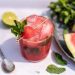 watermeloen cocktail munt en limoen